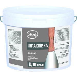 Акрилова шпаклівка Ельф Д-70 ПРОФІ 17 кг Біла (mbaD70_17) в Ужгороді