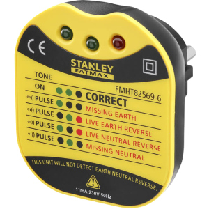 Тестер напруги Stanley у розетці (FMHT82569-6) надійний