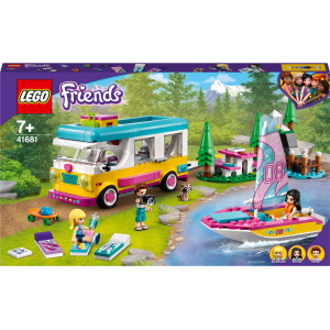 Конструктор LEGO Friends Лісовий будинок на колесах та вітрильний човен 487 деталей (41681) краща модель в Ужгороді