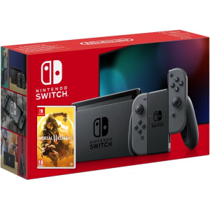 Nintendo Switch Gray (Upgraded version) + Гра Mortal Kombat 11 (російська версія) ТОП в Ужгороді