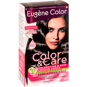 Фарба для волосся Eugene Perma без аміаку Color &amp; Care 1 Чорний 125 мл (3140100336191) ТОП в Ужгороді