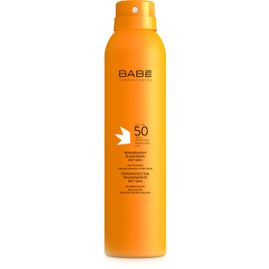 Солнцезащитный спрей BABE Laboratorios Водостойкий прозрачный SPF 50+ (8437011329943) ТОП в Ужгороде