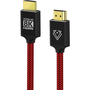 Кабель Vertux VertuLink-150 HDMI 2.1 UltraHD-8K HDR eARC 1.5 м Bloodyred (vertulink-150.bloodyred) ТОП в Ужгороді