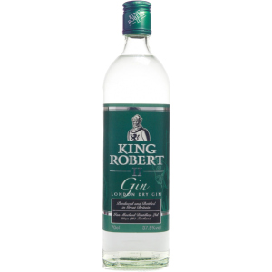 Джин King Robert II Distilled London Dry Gin 0,7 л 37,5% (5010852001976) краща модель в Ужгороді