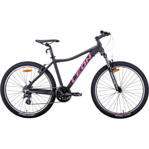 Велосипед Leon HT-LADY AM 26" 17.5" 2021 Графитовый с малиновым (м) (OPS-LN-26-068)