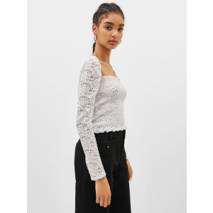 Топ Bershka 2230/187/251 S Білий (SZ02230187251027) ТОП в Ужгороді