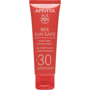 Солнцезащитный гель-крем для лица Apivita Bee Sun Safe SPF30 50 мл (5201279080150) надежный