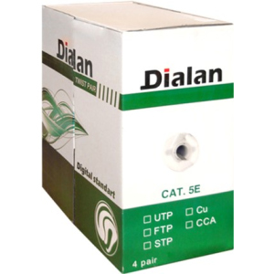 Кабель Dialan КПВЕ 4х2х0.50 мм² (FTP-cat.5E) 305 м (10554) в Ужгороді