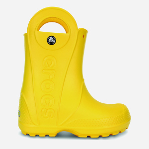 Резиновые сапоги Crocs Handle Rain Boot Kids 12803-730-J3 34 Yellow (0887350027877) лучшая модель в Ужгороде