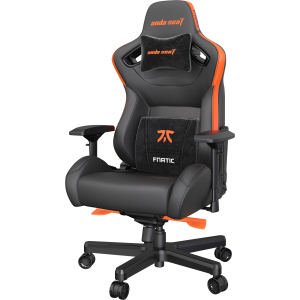 Кресло игровое Anda Seat Fnatic Edition Black/Orange Size XL (AD12XL-FNC-PV/F) ТОП в Ужгороде