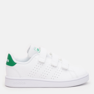 Кеды детские Adidas Advantage C EF0223 29 Ftwwht/Green/Gretwo (4061622793462) ТОП в Ужгороде