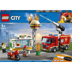 Конструктор LEGO City Пожар в бургер-кафе 327 деталей (60214)