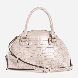 Сумка жіноча Guess Shilan Croc Mini 616 Пудрова (H2000029597572) краща модель в Ужгороді