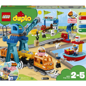 Конструктор LEGO DUPLO Town Вантажний поїзд 105 деталей (10875) (5702016117271) ТОП в Ужгороді