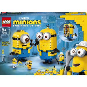 Конструктор LEGO Minions Фигурки миньонов и их дом 876 деталей (75551) надежный