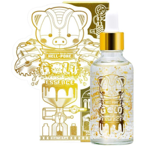 Есенція для обличчя Elizavecca Milky Piggy Hell-Pore Gold Essence з частинками 24к золота 50 мл (8809624500086) краща модель в Ужгороді