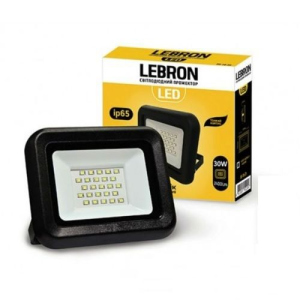 LED прожектор Lebron LF, 30W, LED, 2400Lm, 6200К (4748) рейтинг