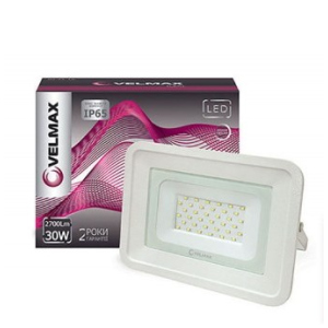 LED прожектор Velmax, 30W, 2700Lm, 6200К (4542) ТОП в Ужгороді