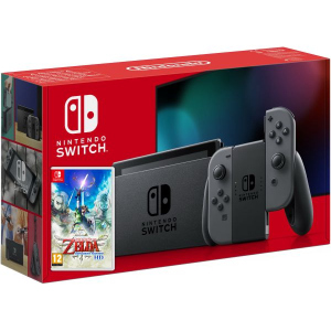 Nintendo Switch Gray (Upgraded version) + Игра The Legend of Zelda: Skyward Sword HD (русская версия)