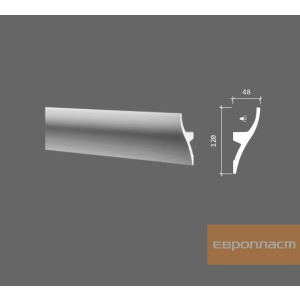 Карниз Европласт 1.50.229 (120x48)мм в Ужгороде