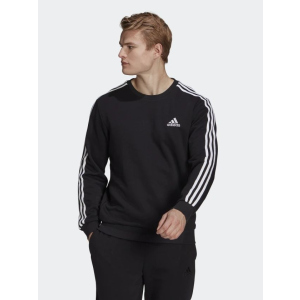 Спортивний лонгслів Adidas M 3S Ft Swt GK9078 2XL Black (4064045351974) в Ужгороді