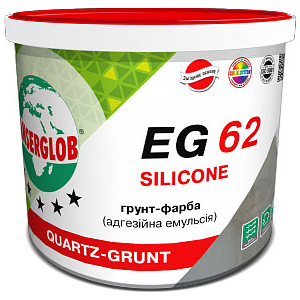 Грунтующая краска Anserglob EG 62 Silicone 10 л Белая (IG10000017277) в Ужгороде