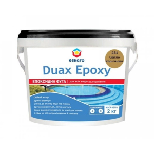 Двухкомпонентная эпоксидная затирка Eskaro Duax Epoxy светло-коричневый арт - 44013 ТОП в Ужгороде