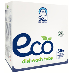 Таблетки для посудомоечной машины Seal Eco for Nature для мытья и полоскания посуды 50 шт (4750104001705) в Ужгороде