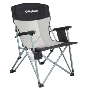 Стул KingCamp Hard Arm Chair Черный (KC3825 BLACK/MEDIUMGREY) ТОП в Ужгороде