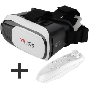 Очки виртуальной реальности 3D VR Box 2.0 Remax + пульт в подарок, черно-белые F_130127 в Ужгороде