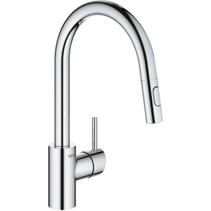 Змішувач кухонний з висувним виливом GROHE Concetto 31483002 ТОП в Ужгороді