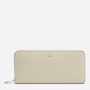 хороша модель Шкіряний гаманець жіночий Furla Babylon Xl Zip Around Slim PCX8UNO-B30000-0718S Сірий (8050560553318)