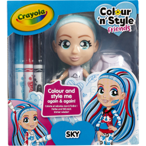 Набір для творчості Crayola Colour n Style Стильні дівчата Скай (918938.005) (8720077189386) ТОП в Ужгороді