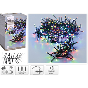 Гірлянда Christmas Decoration 576 LED ламп різнокольорова 7.2 м (AX9502420) ТОП в Ужгороді