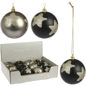 Набір ялинкових куль Christmas Decoration 8 см 12 шт (ABJ432640)