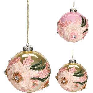 Набір ялинкових куль Christmas Decoration 10 см 6 шт (ACT504710) краща модель в Ужгороді