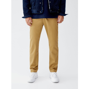 Брюки Pull & Bear XAZ240656OACU 42 Бежевые (DD8000004807799)