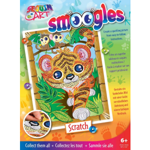 Набор для творчества Sequin Art Smoogles Тигр 25х34 см (SA1815) в Ужгороде