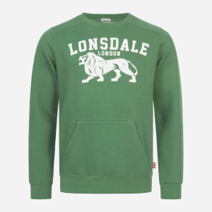 купити Світшот Lonsdale KERSBROOK 117135-5005 M Bottle Green/Ecru (4251522380545)