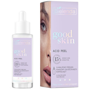 Кислотный пилинг Bielenda Good Skin Микро-эксфолиант 15% AHA + PHA + Ниацинамид 30 мл (5902169046873) ТОП в Ужгороде