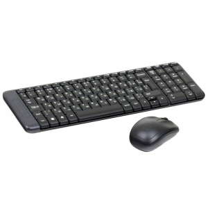 Комплект Logitech Wireless Desktop MK220 (920-003169) Black лучшая модель в Ужгороде