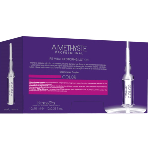 Лосьон в ампулах Farmavita Amethyste Color Revital Restoring Lotion для окрашенных волос 10 мл x 10 шт (8022033016041) ТОП в Ужгороде