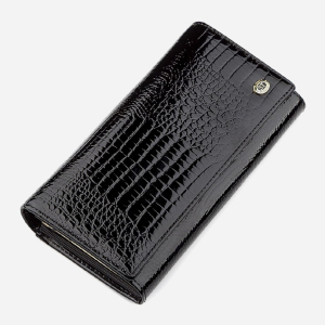 Кошелек ST Leather Accessories 18426 Черный лучшая модель в Ужгороде