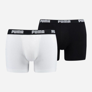 Труси-шорти Puma Basic Boxer 2P 90682307 S 2 пари White-Black (8718824609676) ТОП в Ужгороді