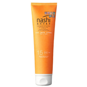 Солнцезащитный крем для лица и тела Nashi Argan Sun Cream 15SPF 150 мл (8025026270185) лучшая модель в Ужгороде