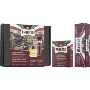 Подарочный набор для бритья Proraso Деликатное бритье и уход для жесткой щетины с сандаловым маслом и маслом дерева Ши Крем 150 мл + Лосьон 100 мл (8004395004775) лучшая модель в Ужгороде