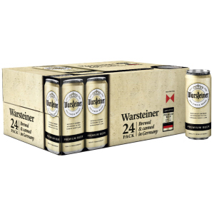 Упаковка пива Warsteiner Premium Verum світле фільтроване 4.8% 0.5 л x 24 шт (4000856094471) краща модель в Ужгороді