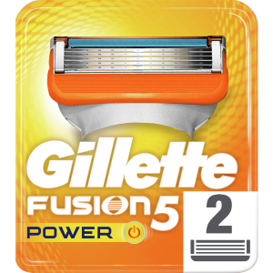 Сменные картриджи для бритья (лезвия) мужские Gillette Fusion5 Power 2 шт (7702018867172) лучшая модель в Ужгороде