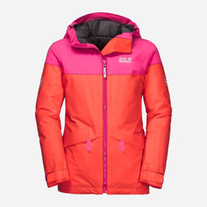 Зимова куртка Jack Wolfskin Powder Mountain Jacket Girls 1608121-3032 140 см Оранжева (4060477299679) в Ужгороді