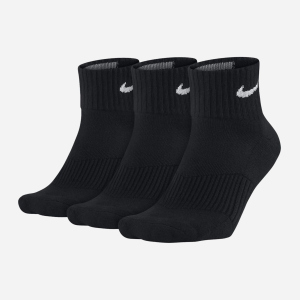 Шкарпетки Nike Perf Cush Qt 3Pr SX4703-001 S (34-38) 3 пари Чорні (884726565032) краща модель в Ужгороді